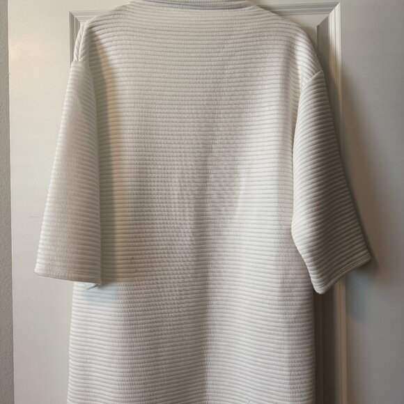 ZARA White High Neck Blouse - Picture 2 of 3